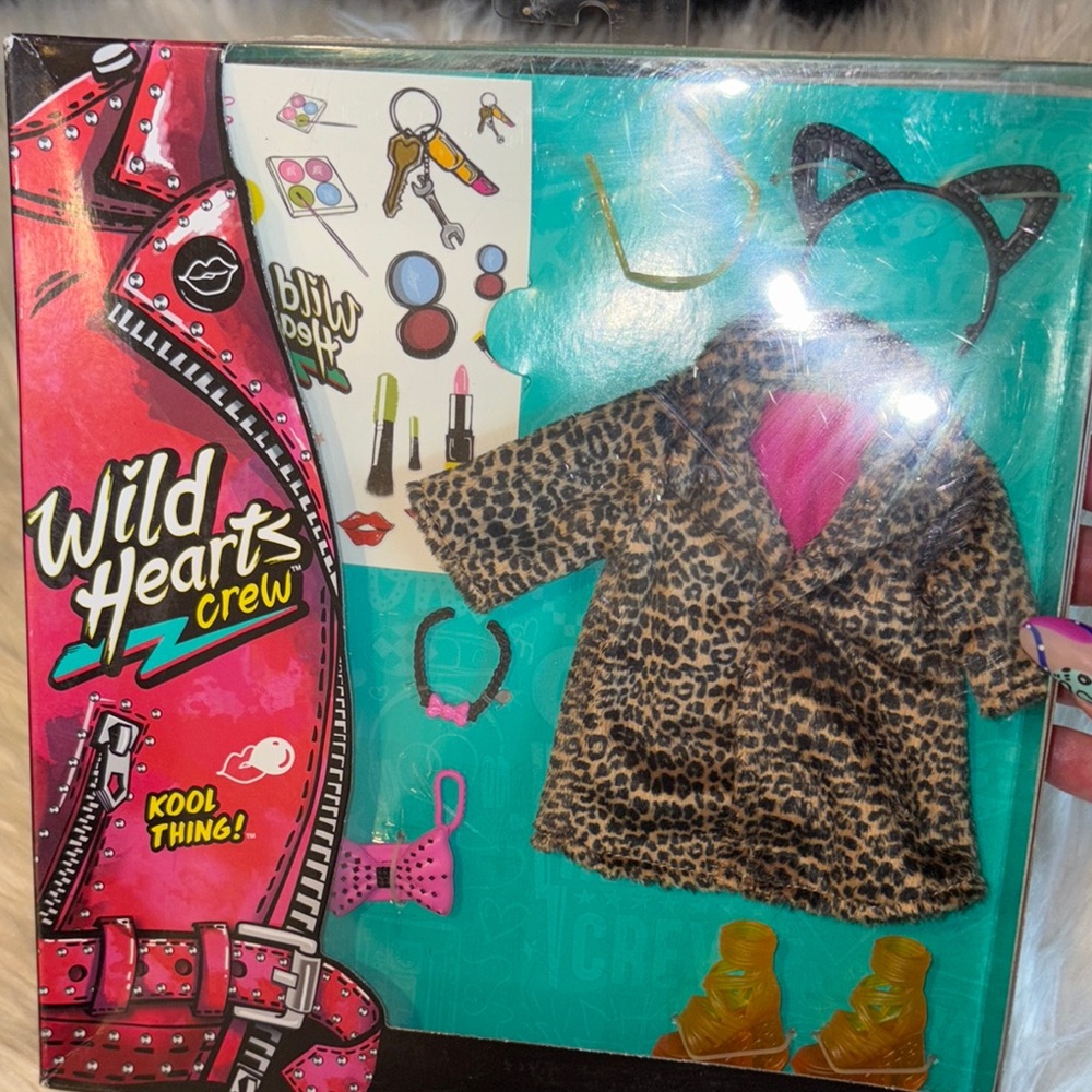Mattel Brown and Pink Fashion Dolls with Accessories